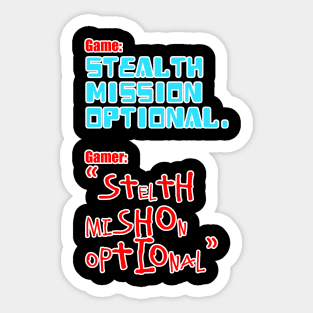 Stealth Mission Optional Sticker